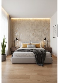 Resim İthal 16m2 Duvar Kağıdı 3boyutlu Mermerr Desen Simli Silinebilir.. Beyaz - Gri 