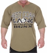 Resim Big Sam West Coast Fitness Outdoor Antrenman T-shirt Haki 3283 