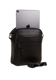 Resim Çantachım El Çantası Hakiki Deri 11" İnç Laptop/ Tablet Uyumlu Premium %100 Orjinal Deri Siyah 