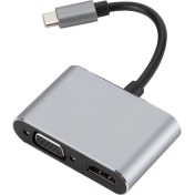 Resim Prettyia USB 4K VGA Av Adaptör Video Dönüştürücü (Yurt Dışından) 