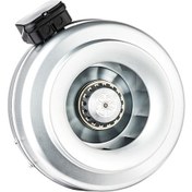 Resim BVN Bahçıvan 14,5 cm BDTX 150 78 watt 420 m3/h 2450 DD 220/230 volt Monofaze Yuvarlak Kanal Fanı Aspiratörü 