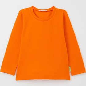 Resim Breeze Kız Bebek Uzun Kollu Tişört Basic 9 Ay-3 Yaş, Turuncu Turuncu 
