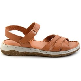 Resim Taba Leather Kadın Sandalet K05281018603 Taba 