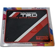 Resim NATUREL Kaydırmaz Silikonlu Ped Araç Göğüs Torpido Trd Motor Sports Desenli 19 CMX16,5 cm 