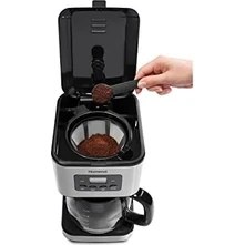 Resim Esmo Home Homend 5006COFFEEBREAK Filtre Kahve Makinesi, Inox-Siyah 