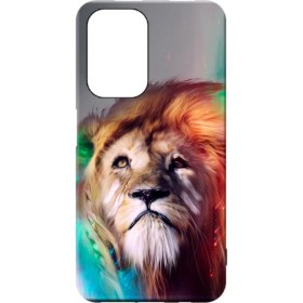 Resim Ceppare Infinix Note 8 Kılıf Desen Baskılı Silikon Kapak Aslan Kral STK:138 