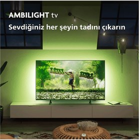 Resim Philips 50PUS8309/62 50 inç 126 Ekran Smart 4K UHD Dolby Vision Dolby Atmos Titan OS Ambilight LED TV 