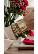 Resim Gold Taşlı Kaburga Saat Altın 