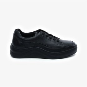 Resim Greyder 59052 Siyah Hakiki Deri Kadın Sneaker Ayakkabı 