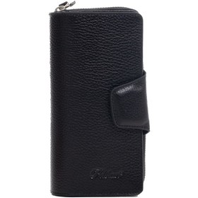 Resim Pelikan Deri Lüx Deri Unisex Cüzdan (dik Patlı) 
