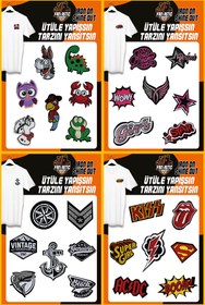 Resim FANTASTIC ARMA Ütü Ile Yapışan Dokuma/patch Papağan, Girl, Korsan, Superman Modeli Arma Avantajlı Kampanya Seti 