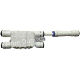 Resim Filtre Dünyası ( Quick) Çek Valf + 4 Yollu Vana Shot Of Şatof Shut-off Quick Atık Su Kesici 