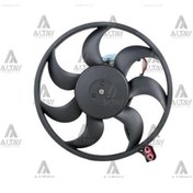 Resim KALE Fan Motoru Touareg / Q7 / Cayenne 04= Bks-bun-bug-casa-cjgd-clzb 2.5 Tdi-3.0 Tdi Sağ 450w 420mm KL 