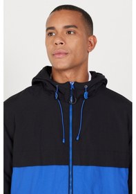 Resim AC&Co / Altınyıldız Classics Erkek Sıyah Saks Standart Fit Normal Kesim Dik Yaka Soğuk Geçirmez İçi Polarlı Mont Sıyah Saks Çok Renkli 