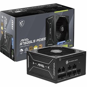 Resim MSI MAG A750GLS PCIE5 750W 80+ Altın Modüler Güç Kaynağı 