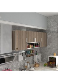 Resim Kenzlife hazır mutfak packey crd 060*180*22 mutfak banyo dolabı kapaklı raflı 
