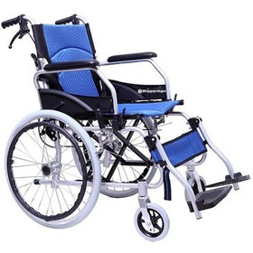 Resim Wipperman W201 Antibakteriyel Hava Alabilen Kumaşlı Manuel Tekerlekli Sandalye 