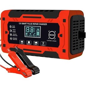 Resim Synodicmonth 12v Ve 24v 6a Akıllı Tam Otomatik Akü Şarj Cihazı Sıcaklık Telafisi İle Araba Kamyon Motosiklet Aküsü İçin Ab Fişi 