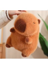 Resim Capybara Peluş Oyuncak Capy Bara Peluş Uyku Arkadaşı Kawaii Anime Büyük Hediye Peluş 