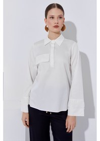 Resim 25hy4002 Hukka Gömlek Ekru 