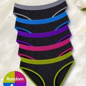 Resim Rastgele 5 Renkli Kadın İç Çamaşırı, Dikişsiz İç Çamaşırı, Düşük Bel, İz Bırakmayan, Moda Renkli Karşılaştırma Siyah İç Çamaşırı 