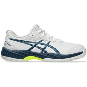 Resim Asics Büyük Unisex Çocuk Beyaz Voleybol Ayakkabısı 1044a052-104 Mavi 