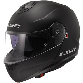 Resim Ls2 Sstrobe 2 Çene Açılır Kask Mat Siyah 