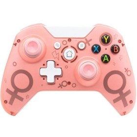 Resim N1 XBox One PC PS3 Pembe Kablosuz Gamepad Joystick Oyun Kolu 