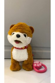 Resim Magicway Müzikli Yürüyen Havlayan Yalayan Kuyruk Ve Başını Sallayan Ses Kaydını Tekrarlayan Peluş Köpek 