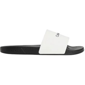 Resim Calvin Klein ESS SLIDE MONOBRAND Beyaz Erkek Terlik 