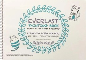 Resim Everlast 25 X 35 Bitmeyen Resim Defteri Çiz - Boya - Yıka Yeniden Başla 