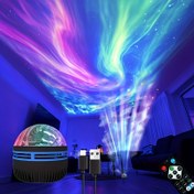 Resim LED Işık Kemeri Uzaktan Kumandalı Aurora Gece Lambası Projektörü - 7 Renk Modu, USB Güçlü, Yatak Odası Atmosferi ve Ev Sineması Dekorasyonu için Mükemmel, Arkadaşlar için İdeal Noel Hediyesi 