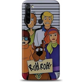 Resim Marselit Xiaomi Redmi Note 8 Uyumlu Scooby Doo Suçlular Tasarımlı Telefon Kılıfı 