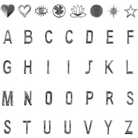 Resim UMBI Tek Kılıf Harfleri Silver - Pusula 