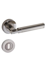 Resim Doğanlar Fırat Lüx Rozetli Kapı Kolu Nikel Saten 