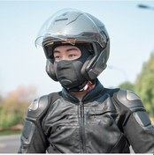 Resim Didadodo Rockbros Lf8065 Bisiklet Balaclava - Güneş Koruma & Kask Astarı - Siyah/gözlük Delikli Siyah/gözlük Delikli 