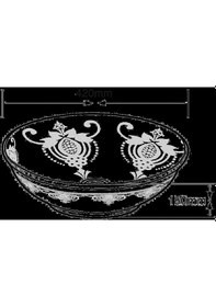 Resim Eva Banyo Lena E-7019 Tezgah Üstü Porselen Lavabo 