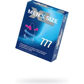 Resim Men's Size Mens Sıze 777 Dış Uyarımlı ve Tırtıklı Prezervatif - 1 Adet Kalın Extra Uyarımlı Condom Sitabella Mens Sıze 777 Prezervatif 