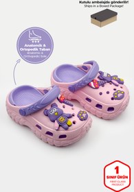 Resim Beınsteps Çocuk Terlik Emoji Figürlü Okul Kreş Plaj Havuz Günlük Kız Çocuk Terlik & Sandalet 