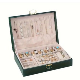 Resim Mücevher Kutusu Organizer Düzenleyici Takı Kutusu 