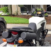 Resim Novahub 84mm/125mm Motosiklet Off-road Su Geçirmez Araç Kutusu, Eldiven Ve Yağmurluk Saklama, Siyah 