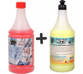 Resim Dtx Kimya (Solventli) Oto Kalorifer ve Petek Temizleme 1 Litre & Radyatör Temizleme 1 Litre 