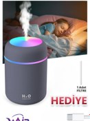 Resim Wair Teknoloji 300 ml H2O Ultrasonik Ledli Hava Nemlendirici Buhar Makinesi Ve Aroma Difüzörü 