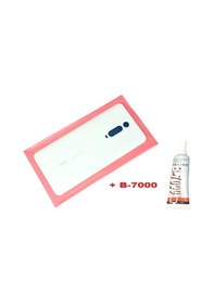 Resim Xiaomi Mi 9t Mi 9t Pro Arka Pil Batarya Kapağı Cam+b-7000 Beyaz 
