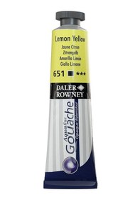 Resim Daler Rowney Aquafine Opak Guaj Boya 15Ml 651 Lemon Yellow 