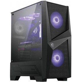 Resim Msi Mag Forge 100M 2x RGB 1x120 MM Fan Temperli Cam Atx Gaming Bilgisayar Kasası 