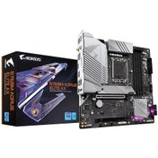 Resim Gigabyte B760M Aorus Elite AX Intel B760 7600 MHz (OC) DDR5 Soket 1700 mATX Anakart 