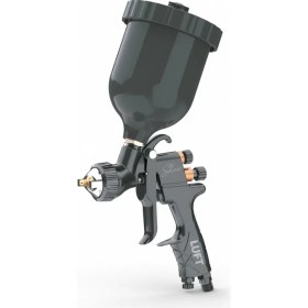 Resim Luft Werkzeuge Luft Black Shine 1.3 mm Profesyonel Üstten Depolu Boya Tabancası - 600 ml 