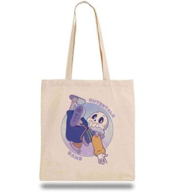 Resim Bez Çanta Undertale Sans Bej 