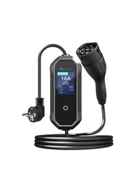 Resim Evcharge 3.5 Kw Tak-Çalıştır Tip-2 2x16A Ev Tipi Fiş 220v Ac 5 M Taşıma Çantalı Elektrikli Araç Taşınabilir Şarj Cihazı 